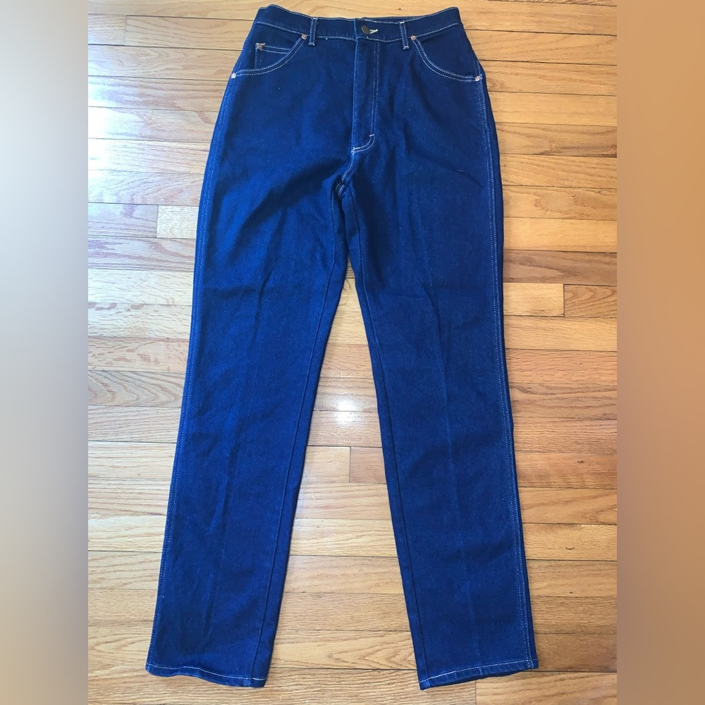 Vintage 60's 70s LEE RIDERS Selvedge Denim Sanforized Workers Union Made Jeans - Picture 1 of 10